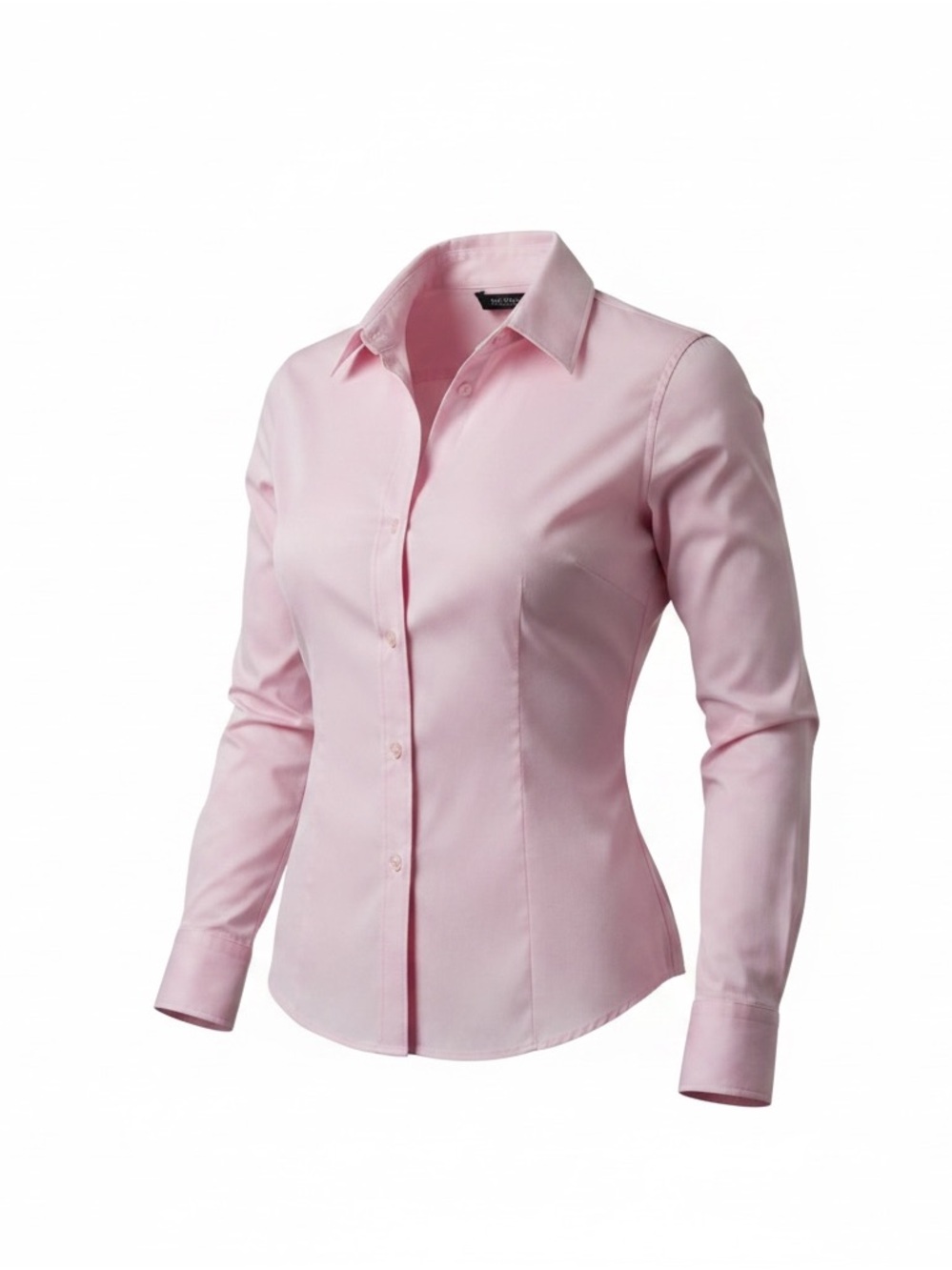 Jones New York Light Pink Women's Button-Front Blouse